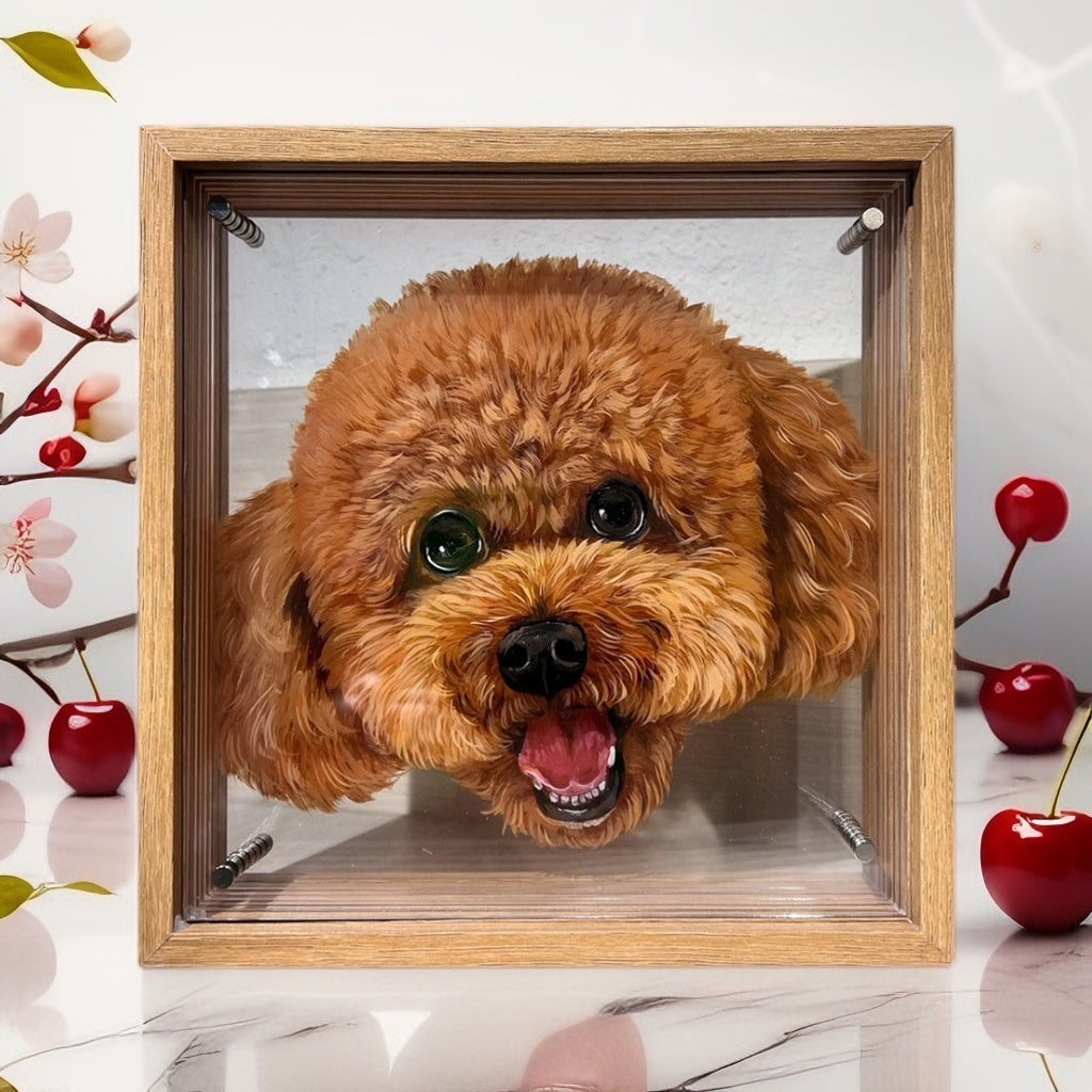 3D Multi-Acrylic Portraits for pets